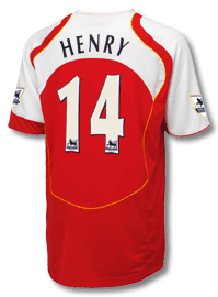 Nike Arsenal home (Henry 14) 04/05