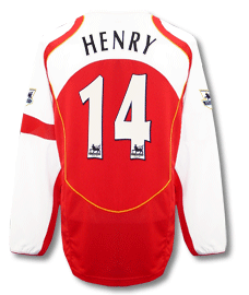 Nike Arsenal L/S home (Henry 14) 04/05