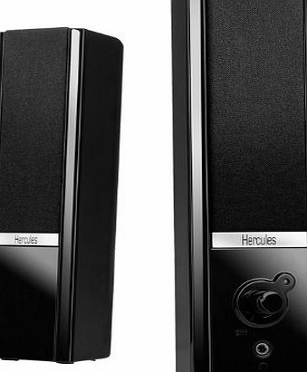Hercules 2.0 Gloss - loudspeakers (Black, AC, Floor, universal, Satellite, Built-in)
