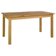 Hereford 6 Seater Fixed Top Table, Solid Oak
