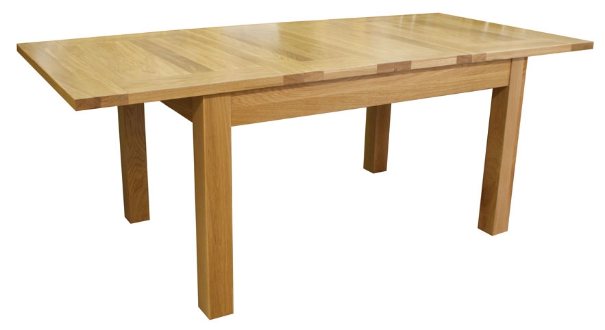 Rustic Oak Large Extending Dining Table