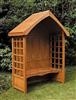 Heritage Arbour: 2.25m (H) x 1.3m (W) x 0.8(D) - With assembly service