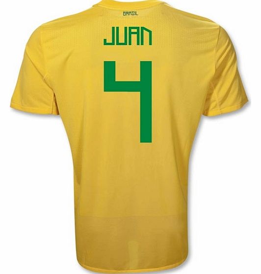 Nike 2011-12 Brazil Nike Home Shirt (Juan 4)