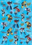 Heroes for Kids Transformers Party Gift Wrap (2 Folded) and Tags (2)