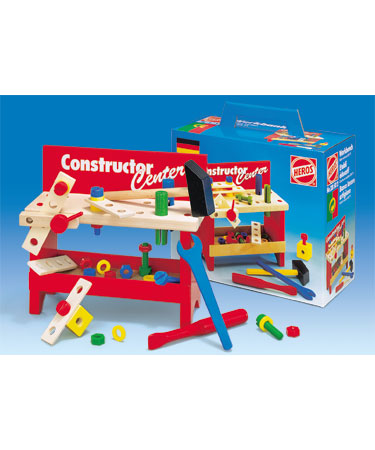 Heros Wooden Toys 35 pc WORKBENCH