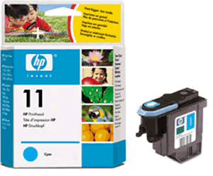 Hewlett Packard C4811A (HP11) Hewlett Packard Cyan Printhead