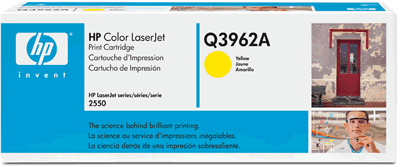 Hewlett Packard HP Q3962A Yellow Laser Toner Cartridge