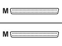 Hewlett Packard SCSI external cable - 68 pin HD D-Sub - male - 68 pin HD D-Sub - male - 1.5 m