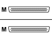 Hewlett Packard SCSI external cable - 68 pin VHDCI (M) - 68 pin VHDCI (M) - 1.8 m