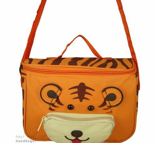 Hey Hey Twenty - Kids Insulated Lunch Bag with Shoulder Strap, Colour : Tiger - LUNCH BAG ONLY