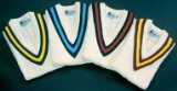 Hi-Gear GUNN and MOORE Sleeveless Boys Cricket Sweater with Trim , MAROON, Medium Boys