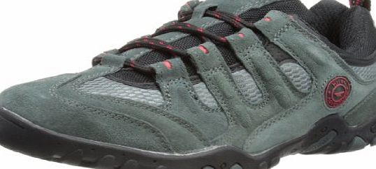 Hi-Tec Quadra Classic, Men Low Rise Hiking Shoes, Grey (Grey/Black/Red 051), 10 UK (44 EU)