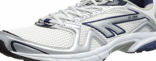 Hi-Tec R156, Men Training Running Shoes, White (White/Silver/Navy 013), 9 UK (43 EU)