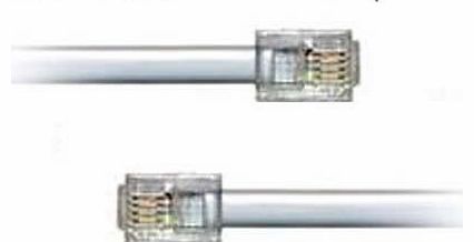 RJ11 Male BT Broadband Cable ADSL Modem Router Lead 10m