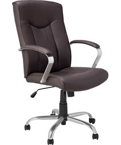 HIGH Back Luxury Office Chair - Brown