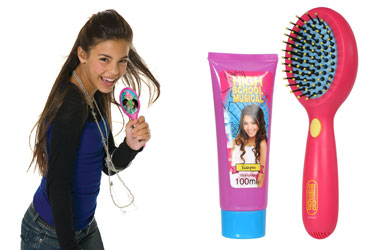 Microphone Hair Brush and Shampoo