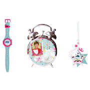 High School musical set with watch, clock and