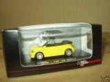 High Speed Volkswagen `New` Beetle Cabriolet - Yellow - (1:64 Scale)