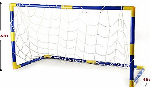 Highdas 2 Goal Post Mini Outdoor Indoor Childrens Kids Soccer Football Ball Net Child