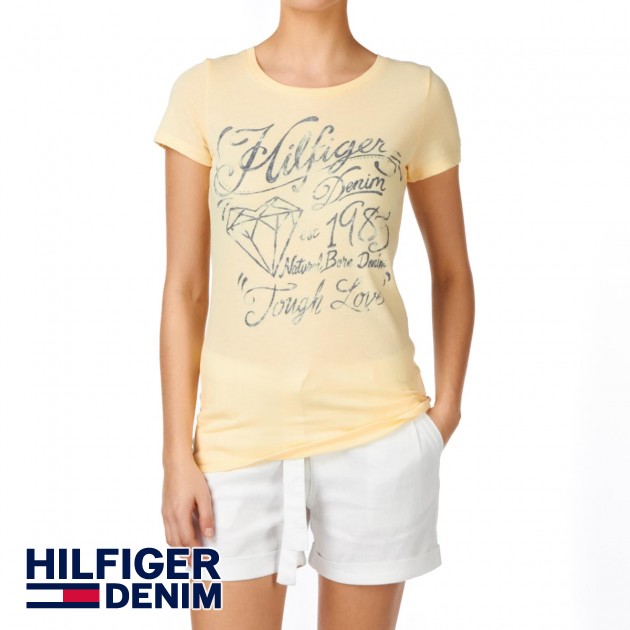 Womens Tommy Hilfiger Lala T-Shirt - Double Cream