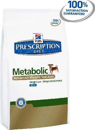 Hills, 2102[^]0105358 Prescription Diet CanineMetabolic Mini