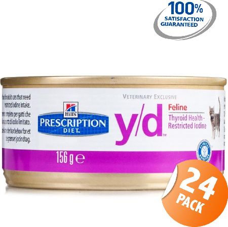 Hills, 2102[^]0072888 Prescription Diet Feline Y/D Canned