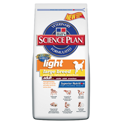 Hills Science Plan Canine Light Adult Dog Food Large Breed with Chicken 15kg