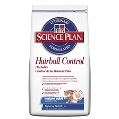 Hills Science Plan Feline Senior 7 Plus Hairball Control Cat Food with Chicken 2kg