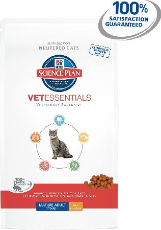 Hills, 2102[^]0105338 Science Plan Vet Essentials Mature Cat