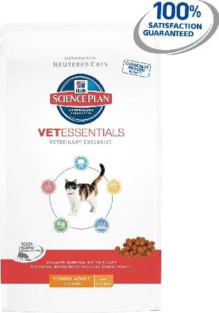 Hills, 2102[^]0105343 Science Plan Vet Essentials Young Adult Cat