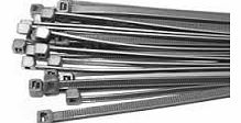 Silver / Grey Wheel Trim Cable Ties 370mm x 4.8mm - 100pc pack