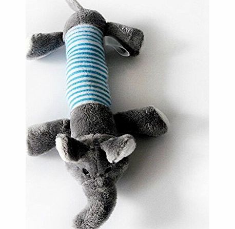 Himanjie New Dog Toy Pet Puppy Plush Sound Chew Squeaker Squeaky Pig Elephant Duck Toys