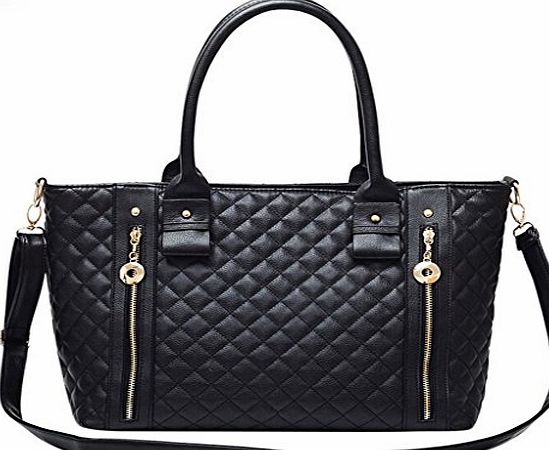 Himanjie New Fashion PU Leather Lady Women Messenger Handbag Shoulder Bag Tote Purse