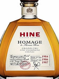 Hine Single Bottle: Hine Homage To Thomas Hine Grand