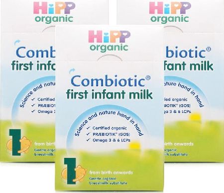 HiPP, 2102[^]0099784 Organic First Infant Milk Powder Triple Pack