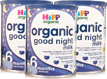 HiPP, 2102[^]0076493 Organic Good Night Milk Powder - Triple Pack