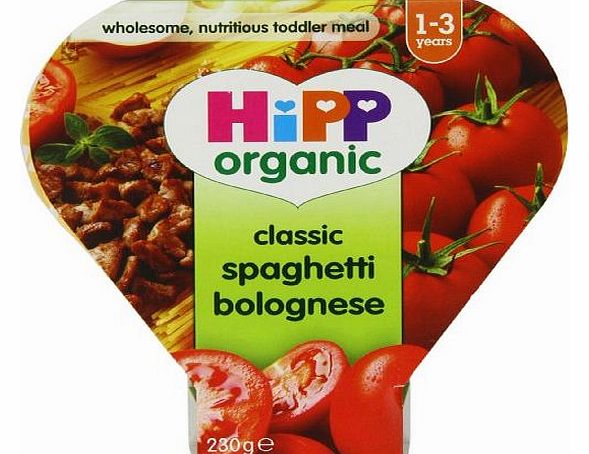 HiPP Organic  Classic Spaghetti Bolognese Tray Meal from 12 Months 230 g (Pack of 5)