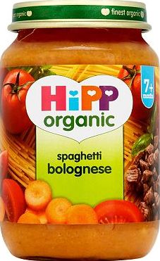 Hipp, 2041[^]10078347 Organic Spaghetti Bolognese 7  Months 190g