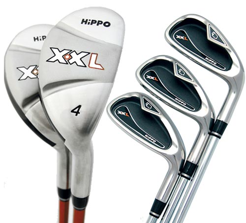 Hippo XXL Irons 3-SW with Hybrids Steel / Graphite