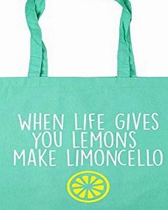 HippoWarehouse When Life Gives You Lemons Make Limoncello Tote Shopping Gym Beach Bag 42cm x38cm, 10 litres