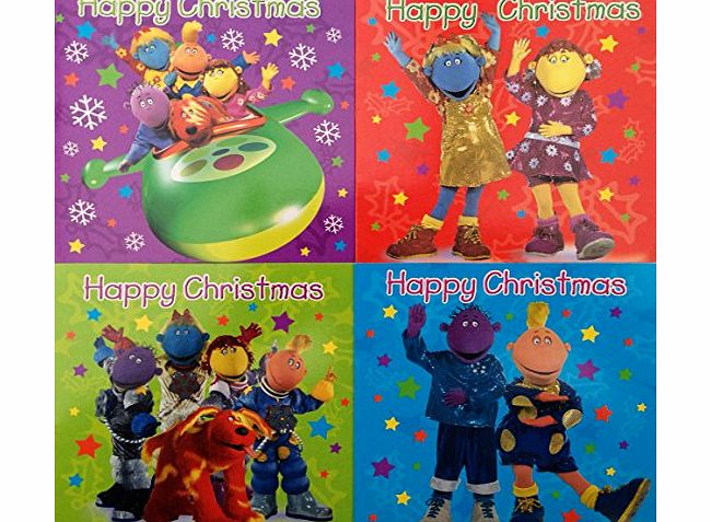 Hit Entertainment 10 bbc The Tweenies Christmas Cards- with envelopes- 4 designs- Children/ Kids
