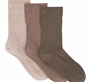 Cotton Softop Socks, Pack of 3, One