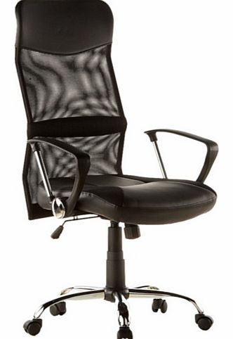 Buerostuhl24 668010 Arton 20 Executive Chair Imitation Leather Black