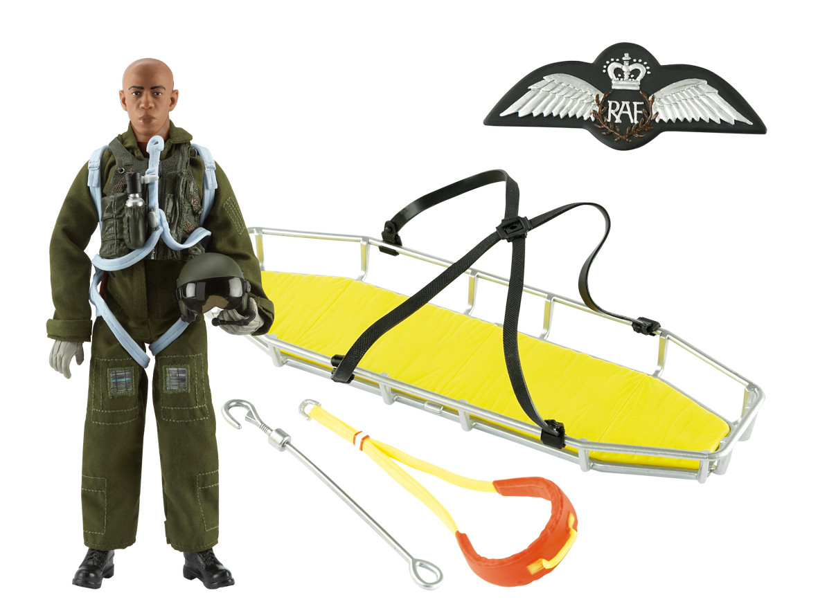 Hm Armed Forces Raf Winch Man And Stretcher - Bl
