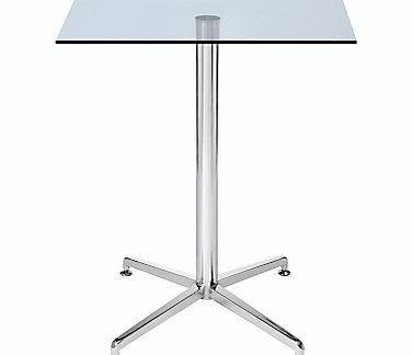 Brigitte Glass Bar Table, H93.5 x W60 x D60cm