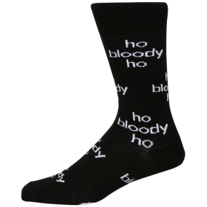HO Bloody Ho Black Christmas Socks