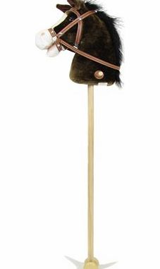Toyrific Natural Hobby Horse With Sound - 100cm Brown