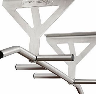 HOLD STRONG Fitness HOLD STRONG ceiling mounted pull-up bar with 6 grip positions - high quality with 10 years of product warranty - made of stainless steel for outdoor use