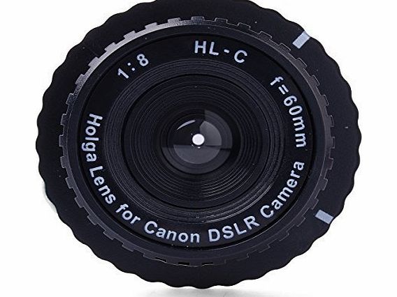 Holga Lens for Canon EOS 7D 100D 700D 650D 600D 550D 500D 450D 400D 350D 1100D 1000D Rebel T5i T4i T3i T3 T2i T1i XSi XTi XT Black
