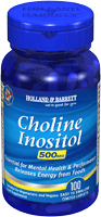 Holland and Barrett Choline and Inositol 500mg